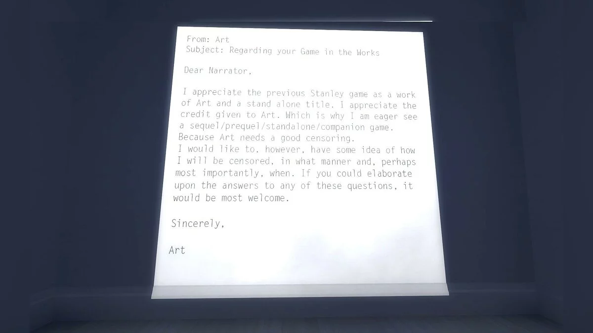 Скриншоты из The Stanley Parable / Картинка 66