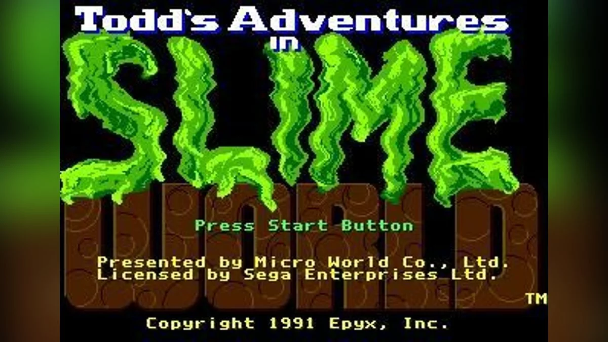 Скриншоты из Todd's Adventures in Slime World / Картинка 1