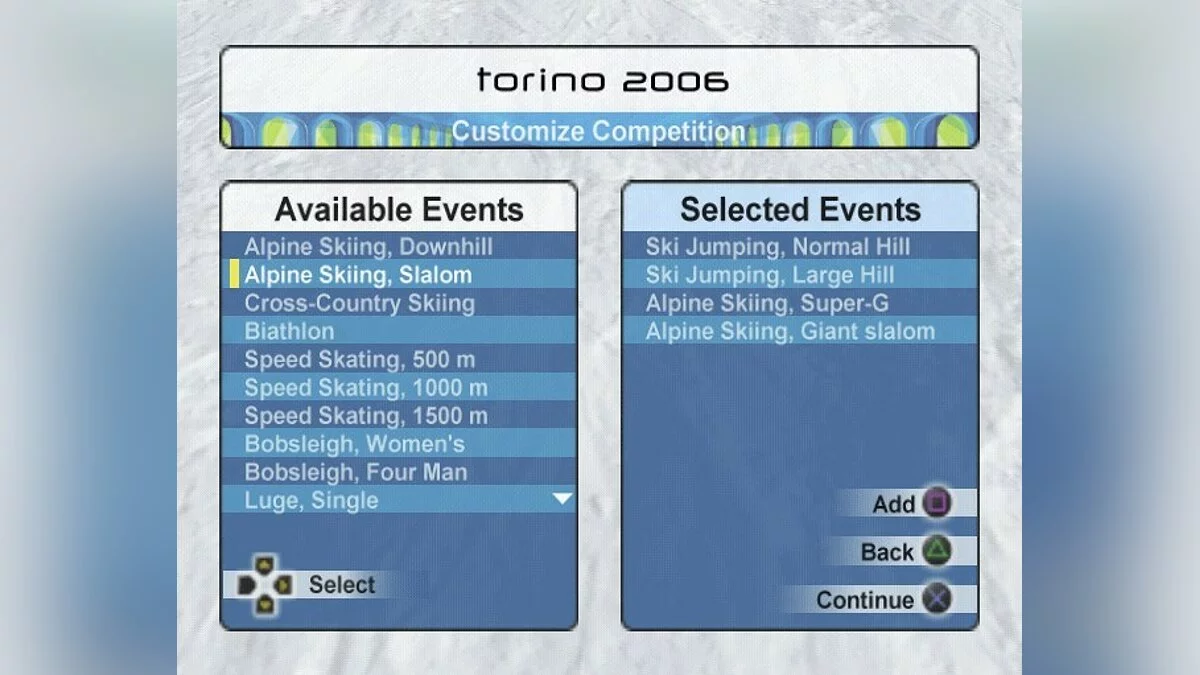 Скриншоты из Torino 2006 / Картинка 31