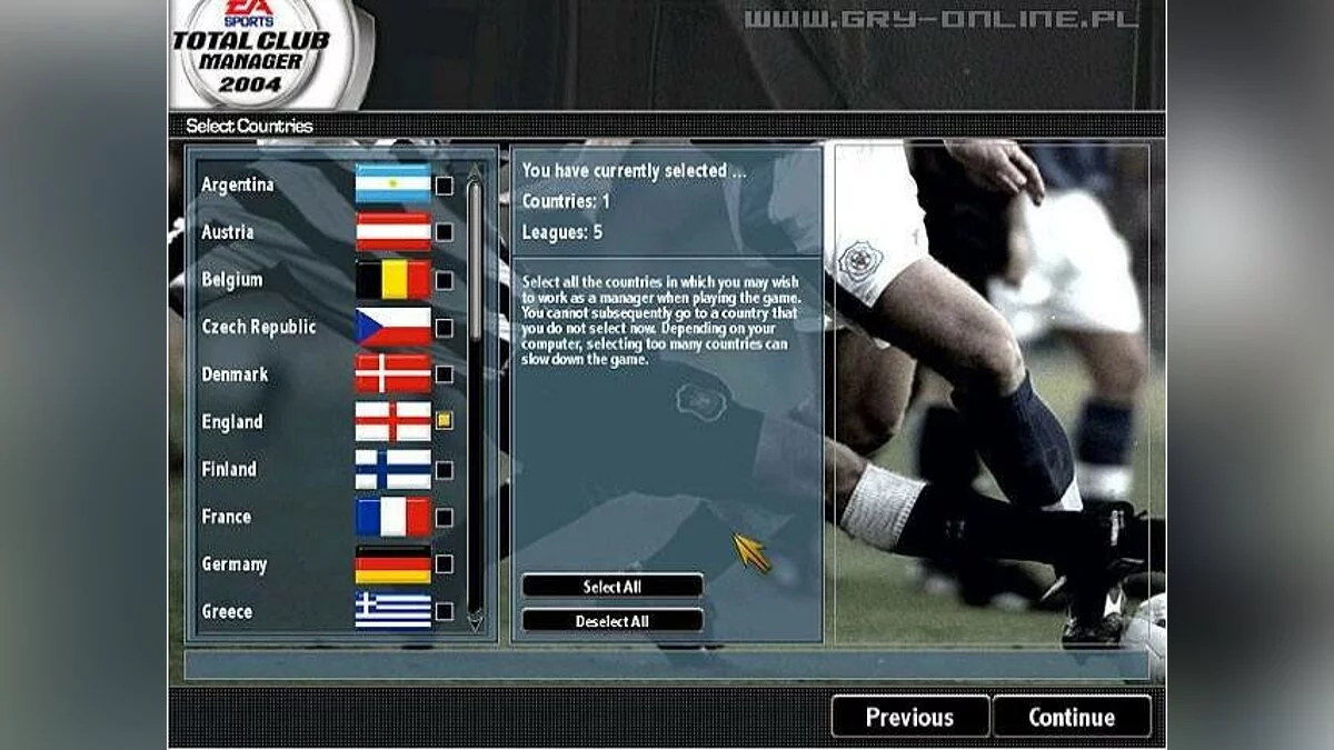 Скриншоты из Total Club Manager 2004 / Картинка 12