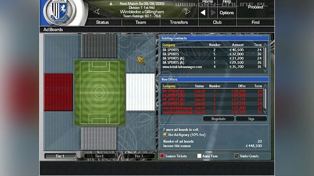 Скриншоты из Total Club Manager 2004 / Картинка 13