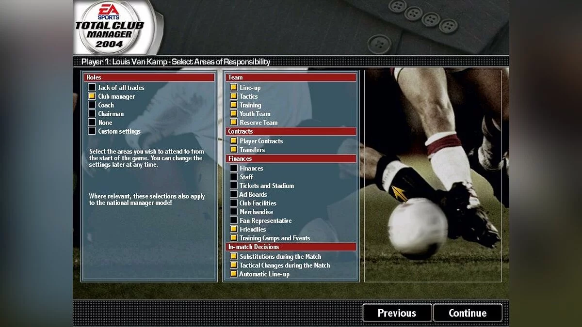 Скриншоты из Total Club Manager 2004 / Картинка 24