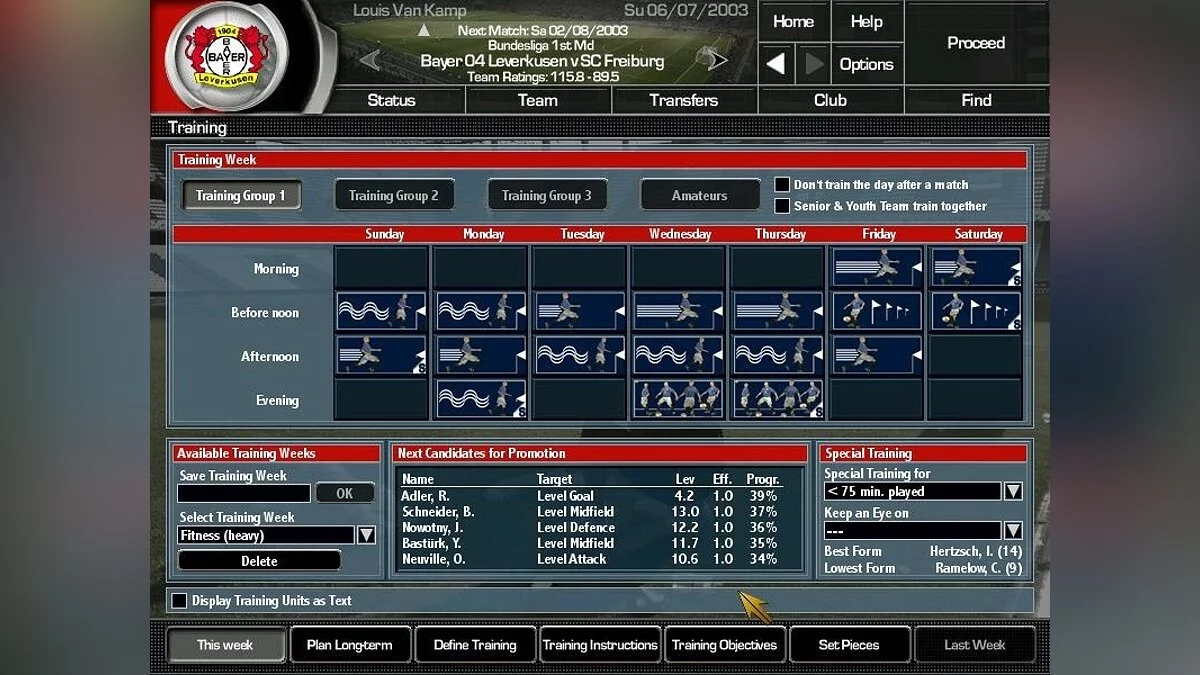 Скриншоты из Total Club Manager 2004 / Картинка 29