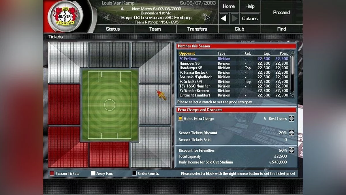 Скриншоты из Total Club Manager 2004 / Картинка 34
