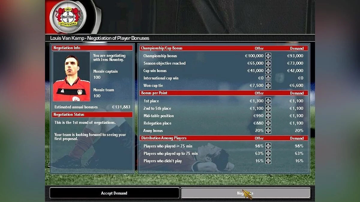Скриншоты из Total Club Manager 2004 / Картинка 41