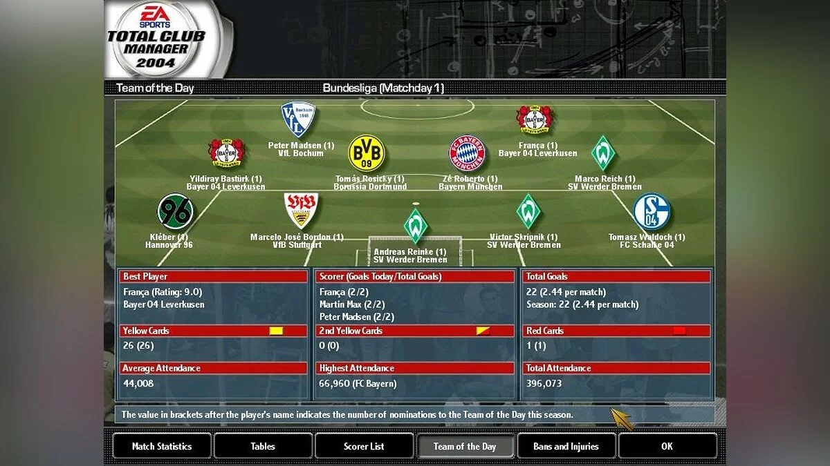 Скриншоты из Total Club Manager 2004 / Картинка 53