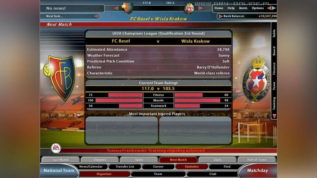 Скриншоты из Total Club Manager 2005 / Картинка 14