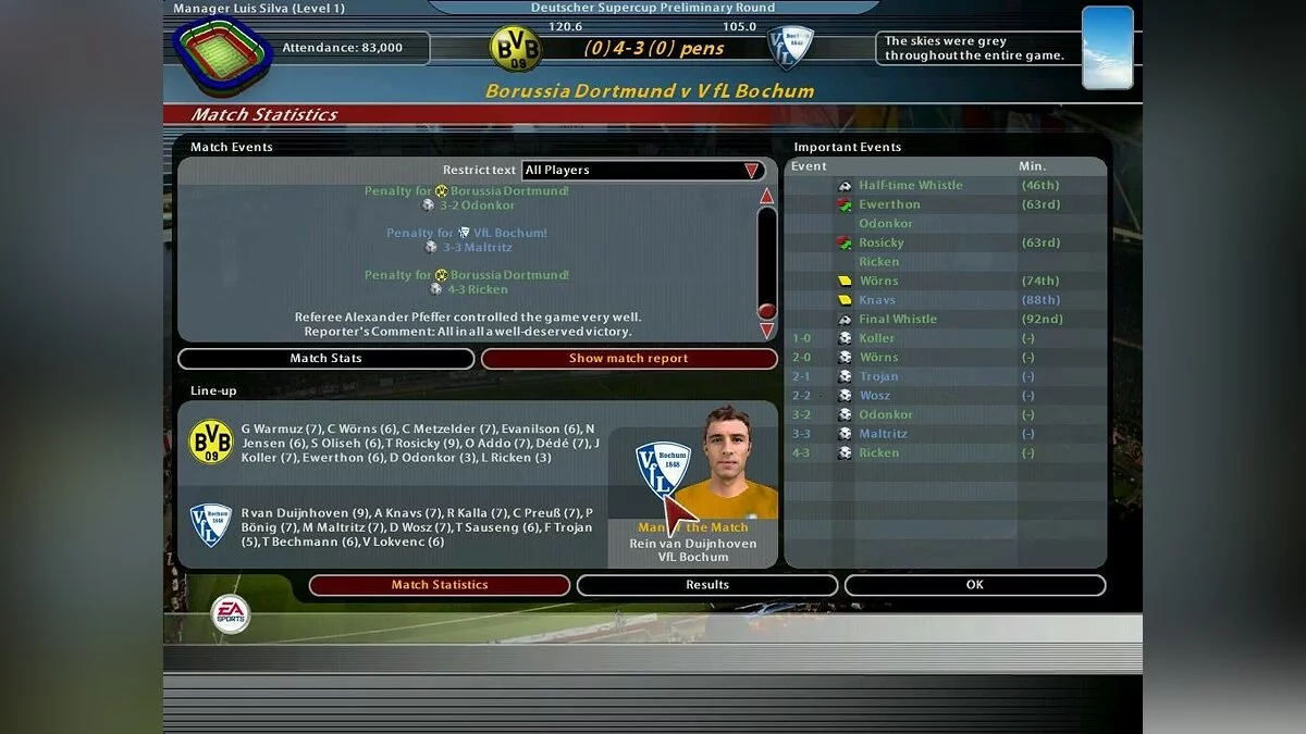 Скриншоты из Total Club Manager 2005 / Картинка 65