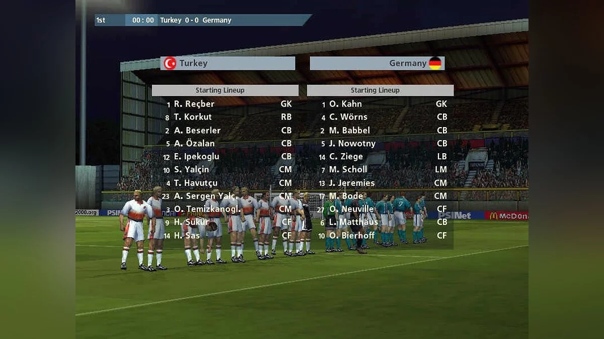 Скриншоты из UEFA Euro 2000 / Картинка 25