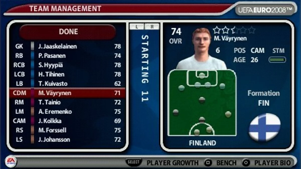 Скриншоты из UEFA Euro 2008 / Картинка 75