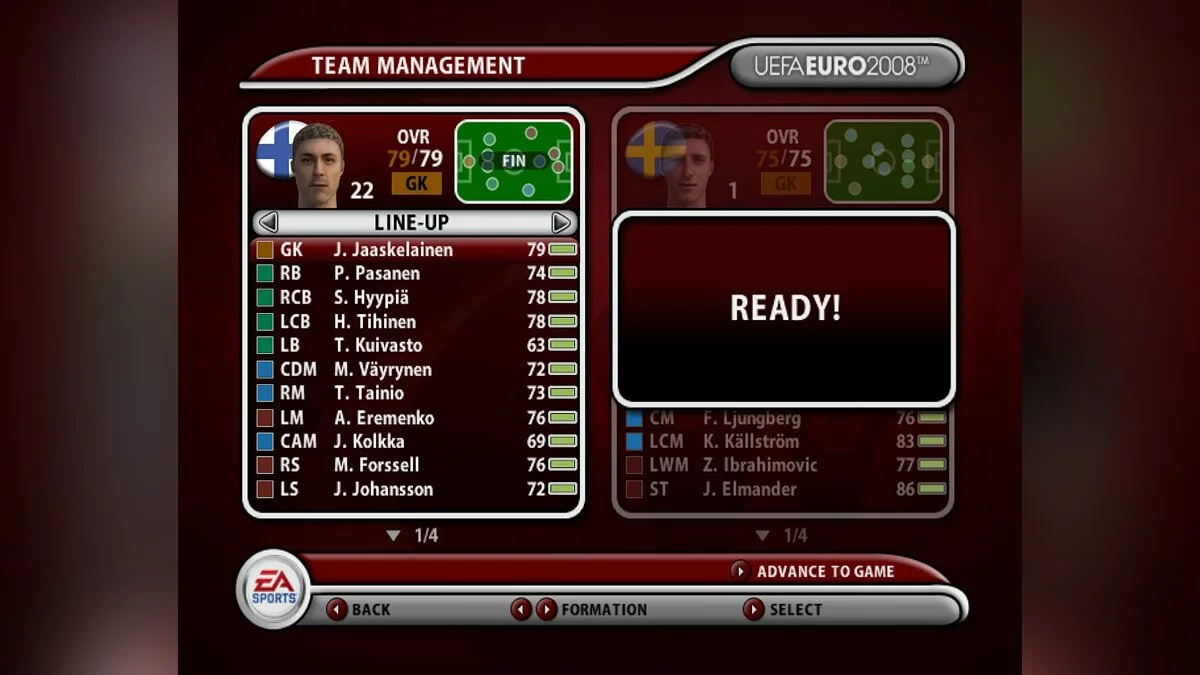 Скриншоты из UEFA Euro 2008 / Картинка 87