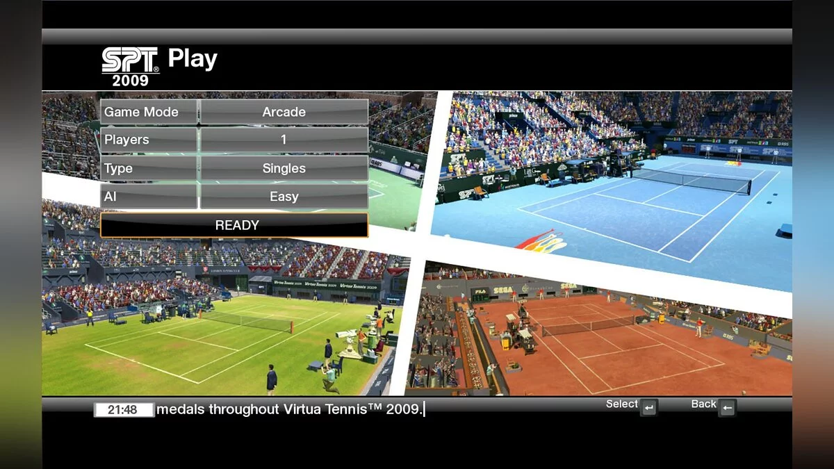Скриншоты из Virtua Tennis 2009 / Картинка 55