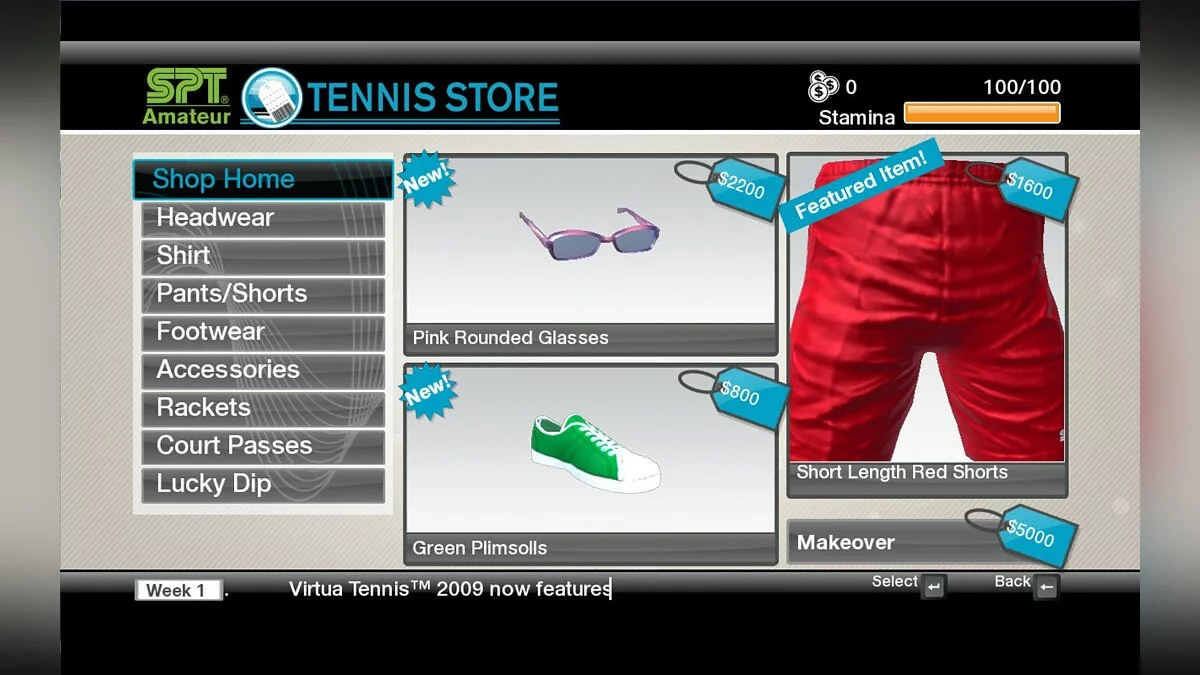 Скриншоты из Virtua Tennis 2009 / Картинка 59