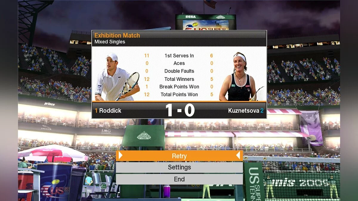 Скриншоты из Virtua Tennis 2009 / Картинка 62