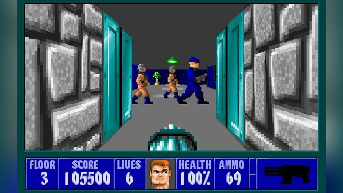 Скриншоты из Wolfenstein 3D / Картинка 15