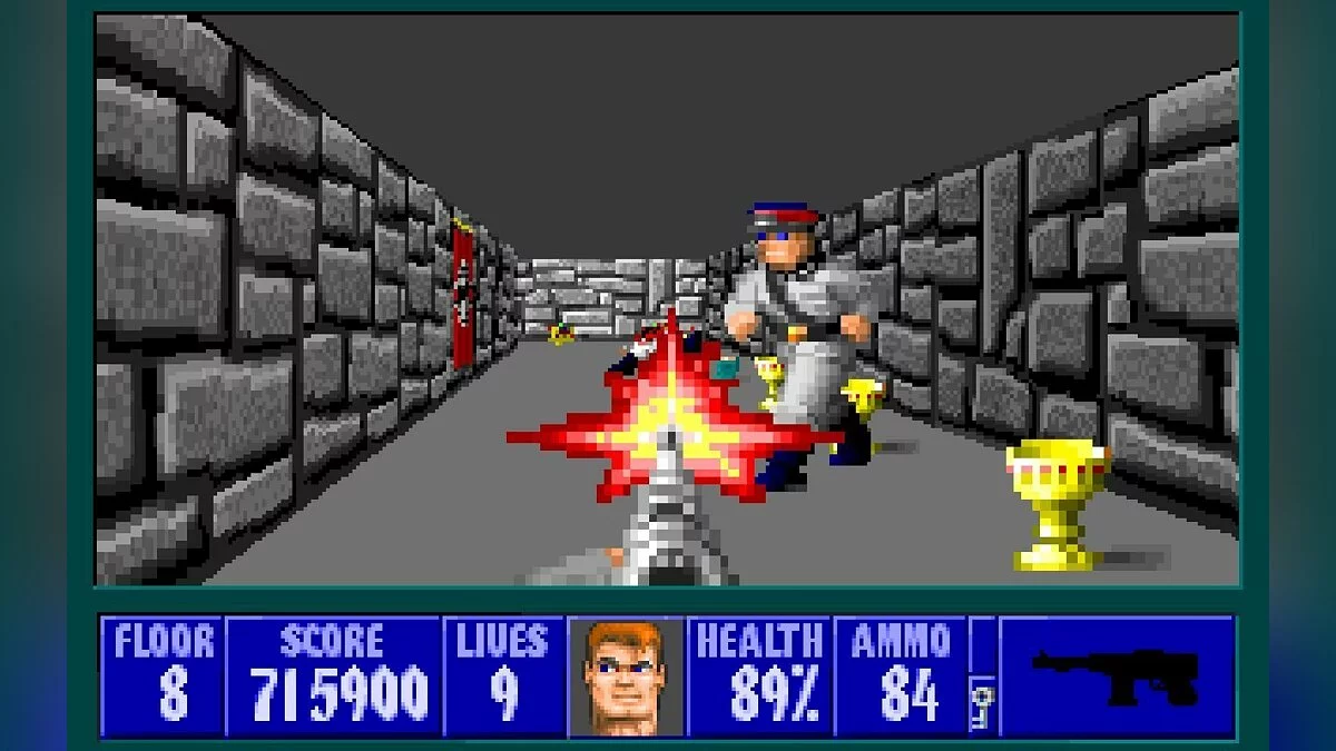 Скриншоты из Wolfenstein 3D / Картинка 17