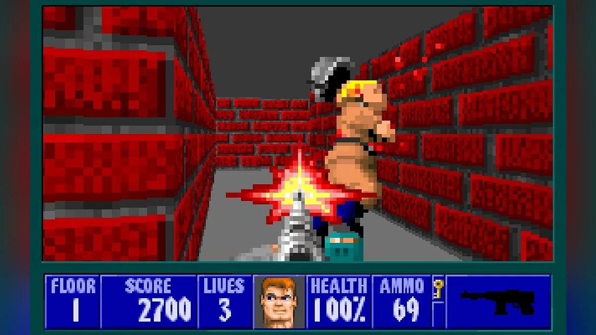 Скриншоты из Wolfenstein 3D / Картинка 22