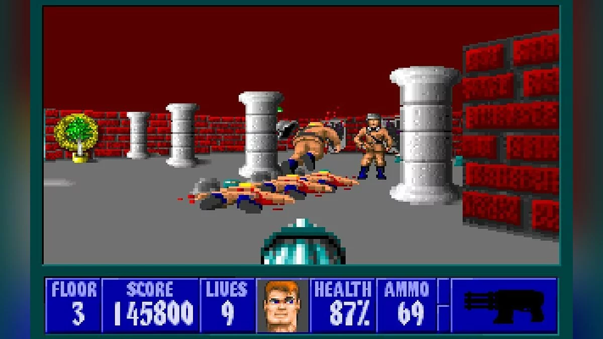 Скриншоты из Wolfenstein 3D / Картинка 23