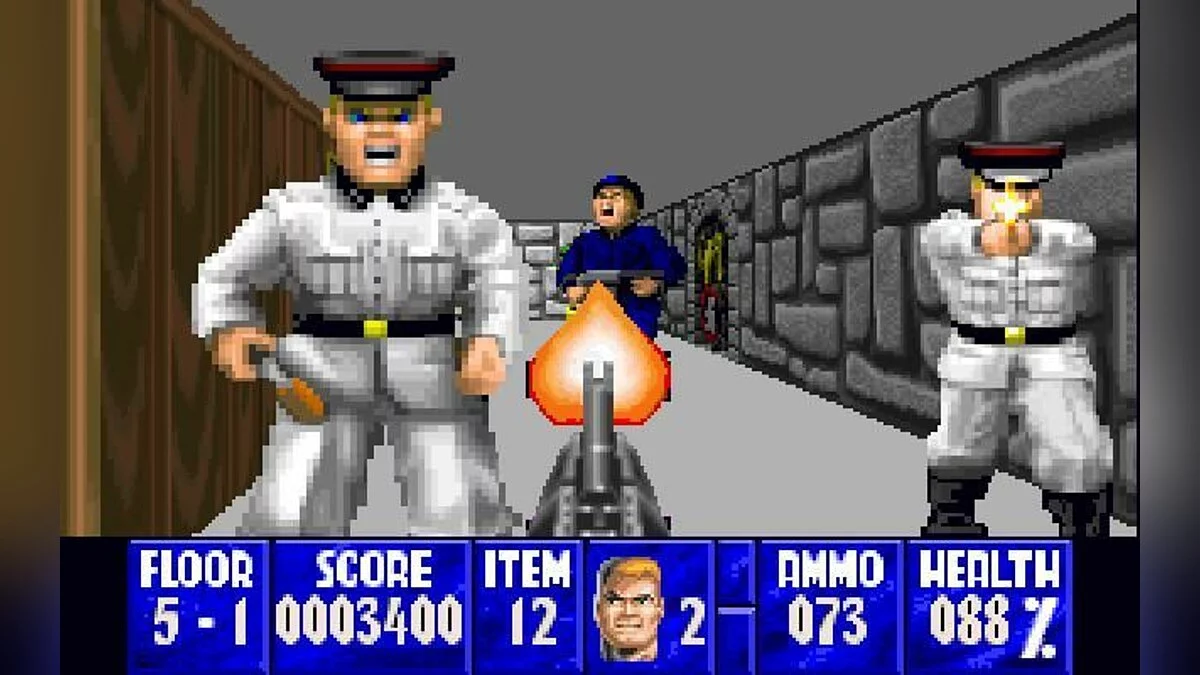 Скриншоты из Wolfenstein 3D / Картинка 36