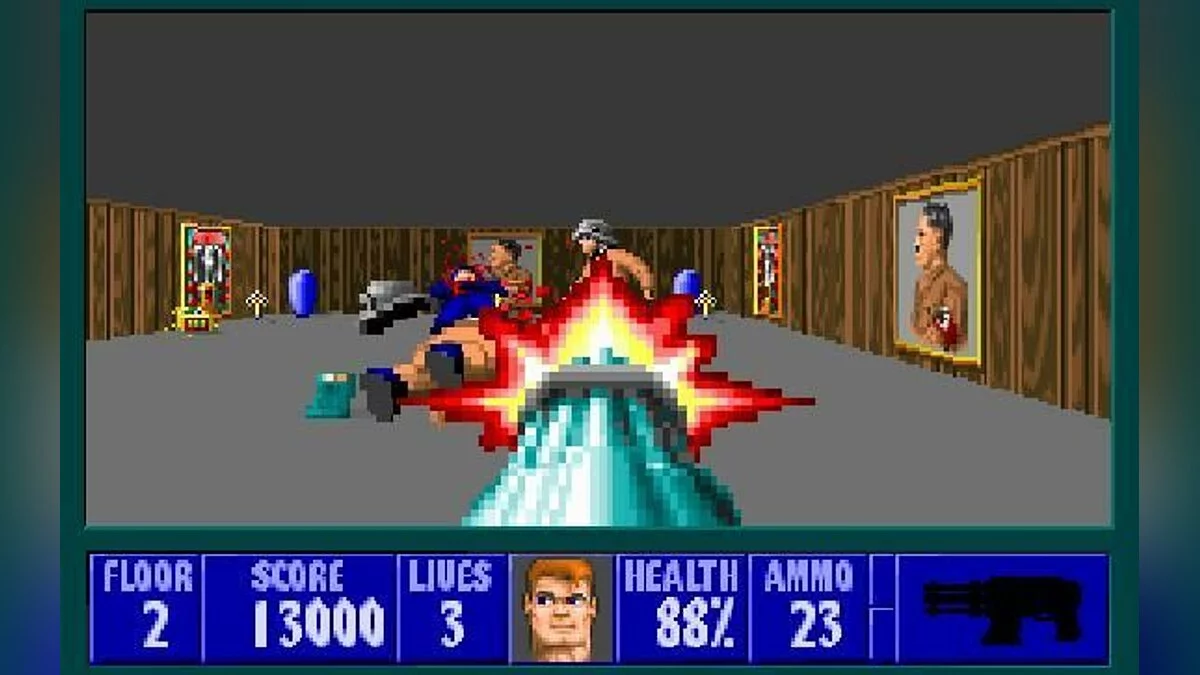 Скриншоты из Wolfenstein 3D / Картинка 38
