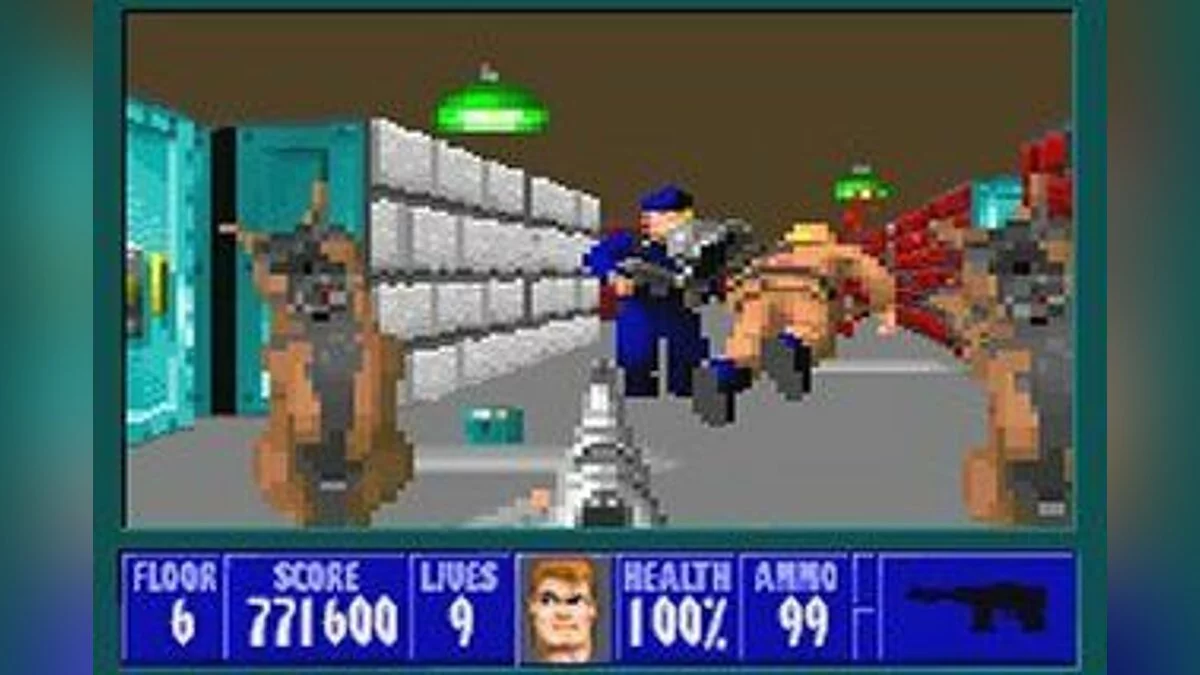 Скриншоты из Wolfenstein 3D / Картинка 59