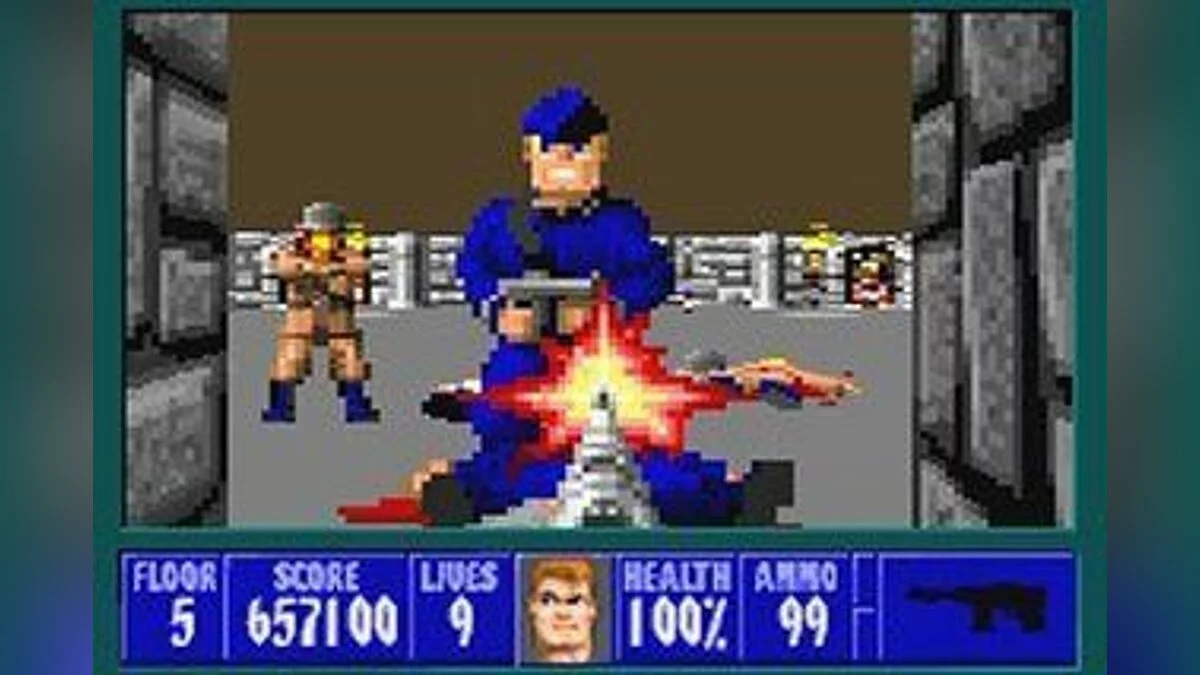 Скриншоты из Wolfenstein 3D / Картинка 60