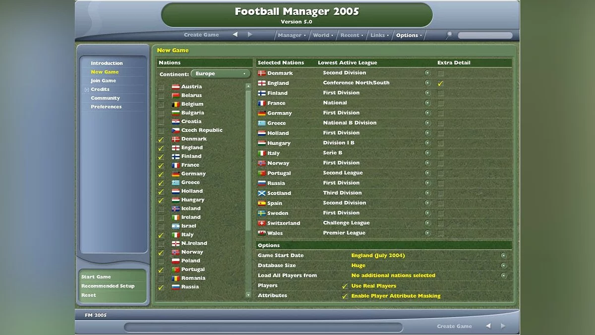 Скриншоты из Worldwide Soccer Manager 2005 / Картинка 11