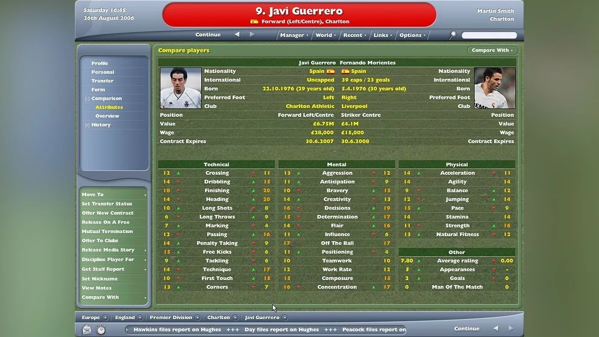 Скриншоты из Worldwide Soccer Manager 2005 / Картинка 21