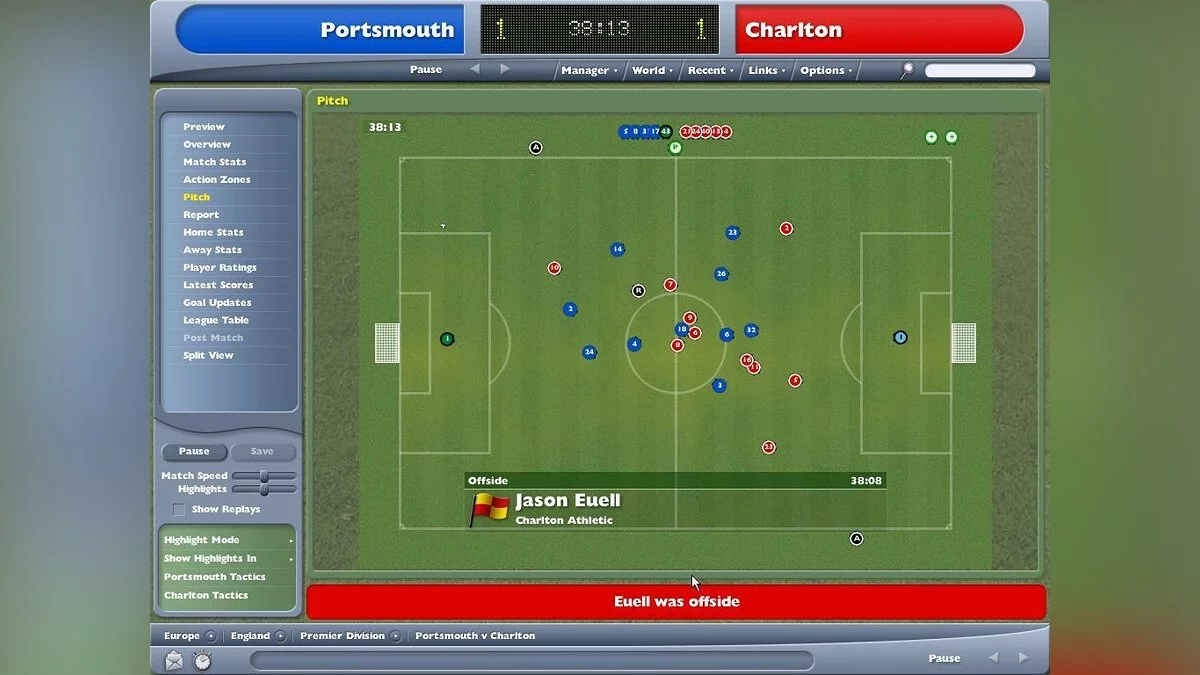 Скриншоты из Worldwide Soccer Manager 2005 / Картинка 24