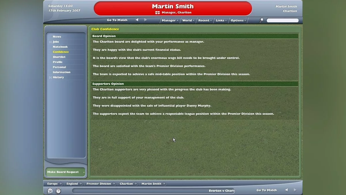 Скриншоты из Worldwide Soccer Manager 2005 / Картинка 35