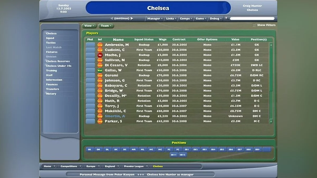 Скриншоты из Worldwide Soccer Manager 2005 / Картинка 6