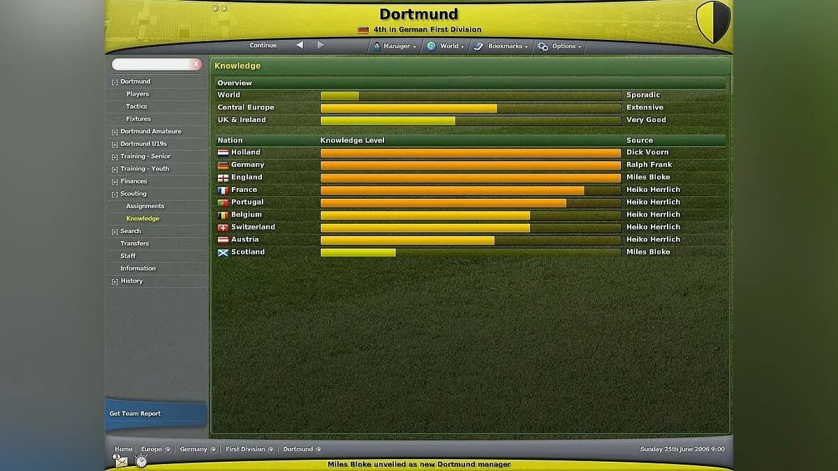 Скриншоты из Worldwide Soccer Manager 2007 / Картинка 17