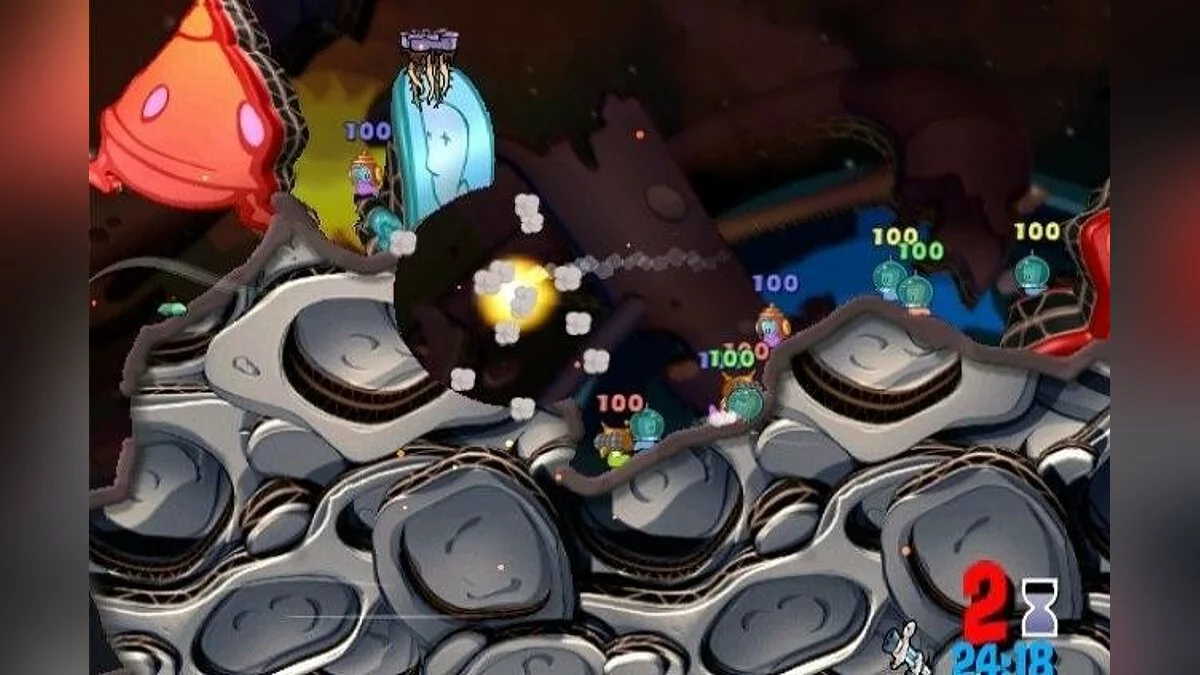 Скриншоты из Worms: A Space Oddity / Картинка 8