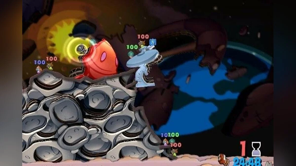 Скриншоты из Worms: A Space Oddity / Картинка 11