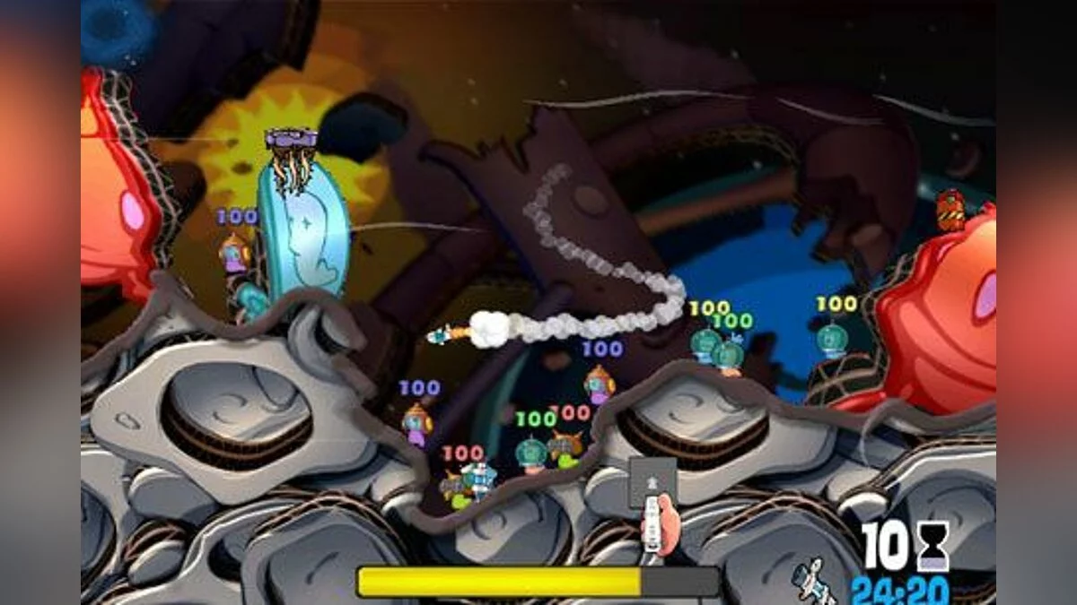 Скриншоты из Worms: A Space Oddity / Картинка 4