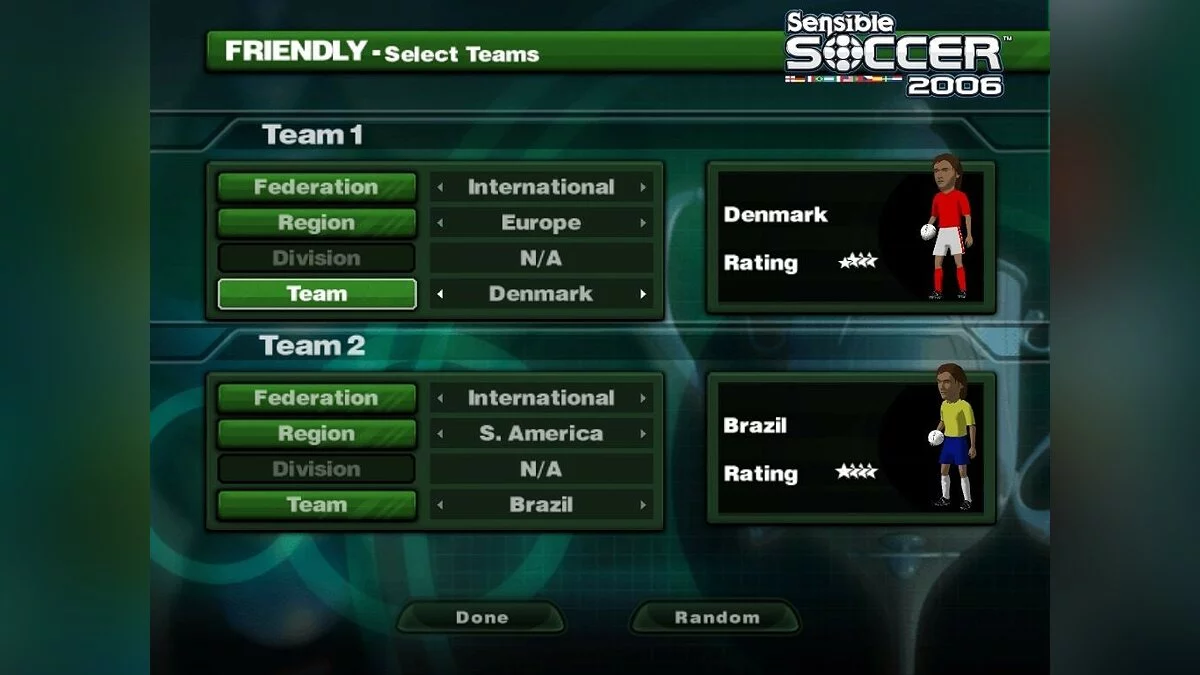 Скриншоты из Sensible Soccer 2006 / Картинка 16