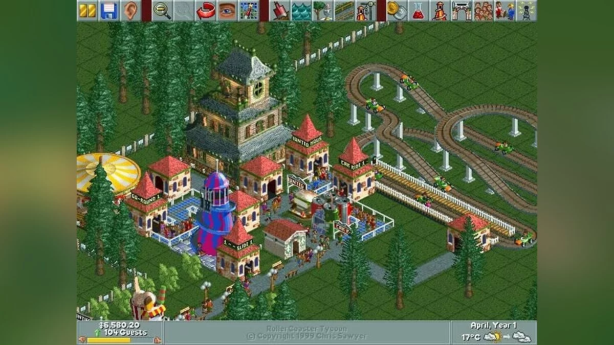 Скриншоты из RollerCoaster Tycoon / Картинка 57