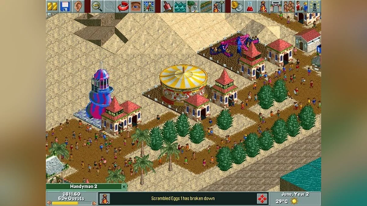 Скриншоты из RollerCoaster Tycoon / Картинка 63