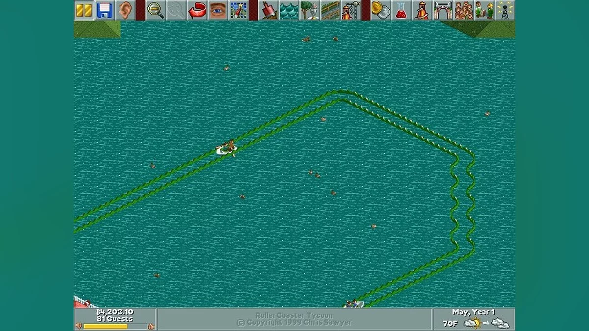 Скриншоты из RollerCoaster Tycoon / Картинка 65