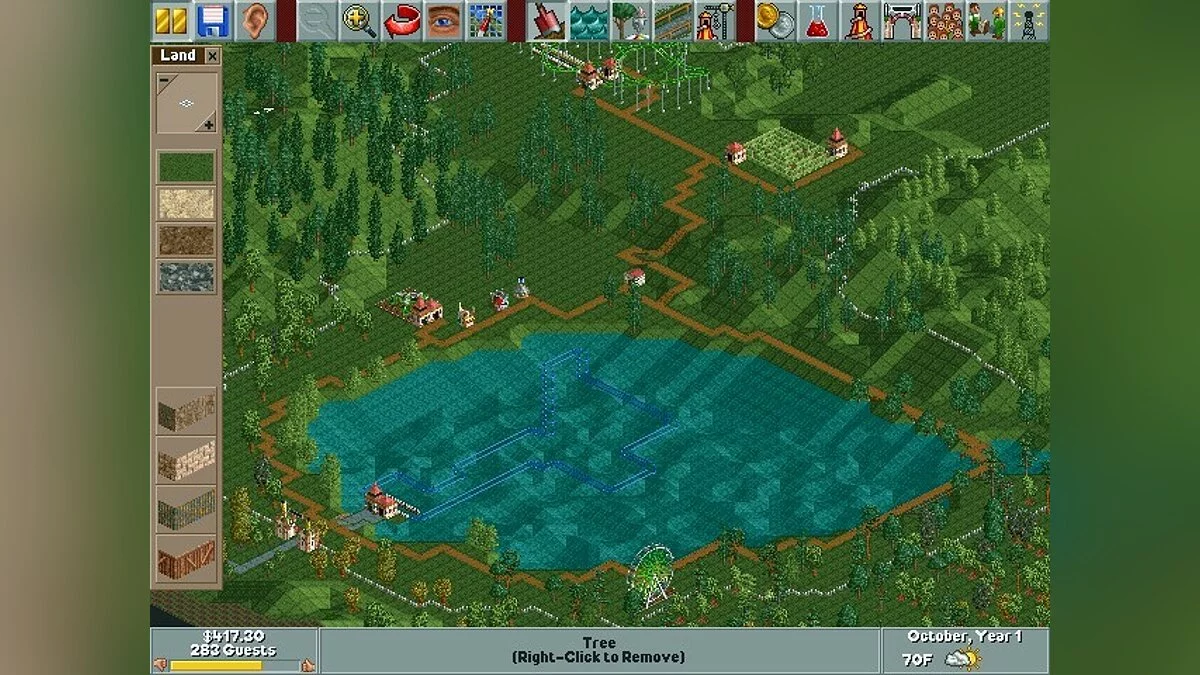 Скриншоты из RollerCoaster Tycoon / Картинка 68