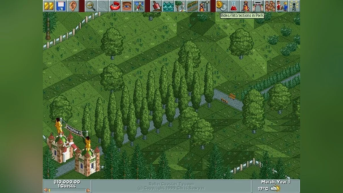 Скриншоты из RollerCoaster Tycoon / Картинка 71