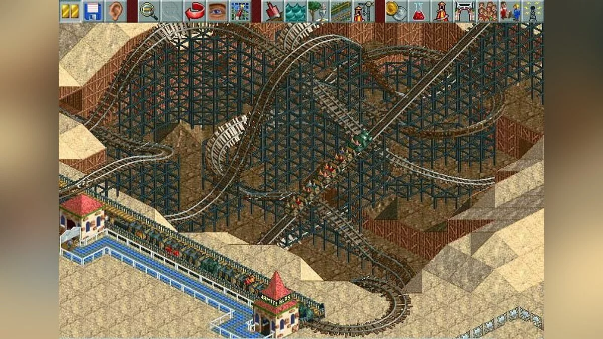 Скриншоты из RollerCoaster Tycoon / Картинка 8