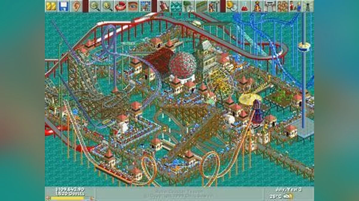 Скриншоты из RollerCoaster Tycoon / Картинка 10