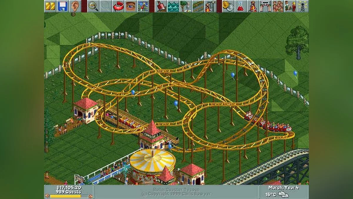 Скриншоты из RollerCoaster Tycoon / Картинка 13