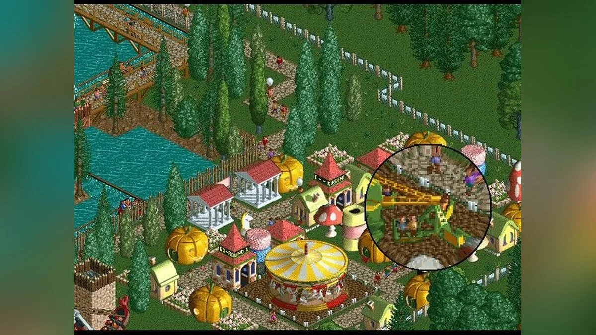 Скриншоты из RollerCoaster Tycoon / Картинка 21