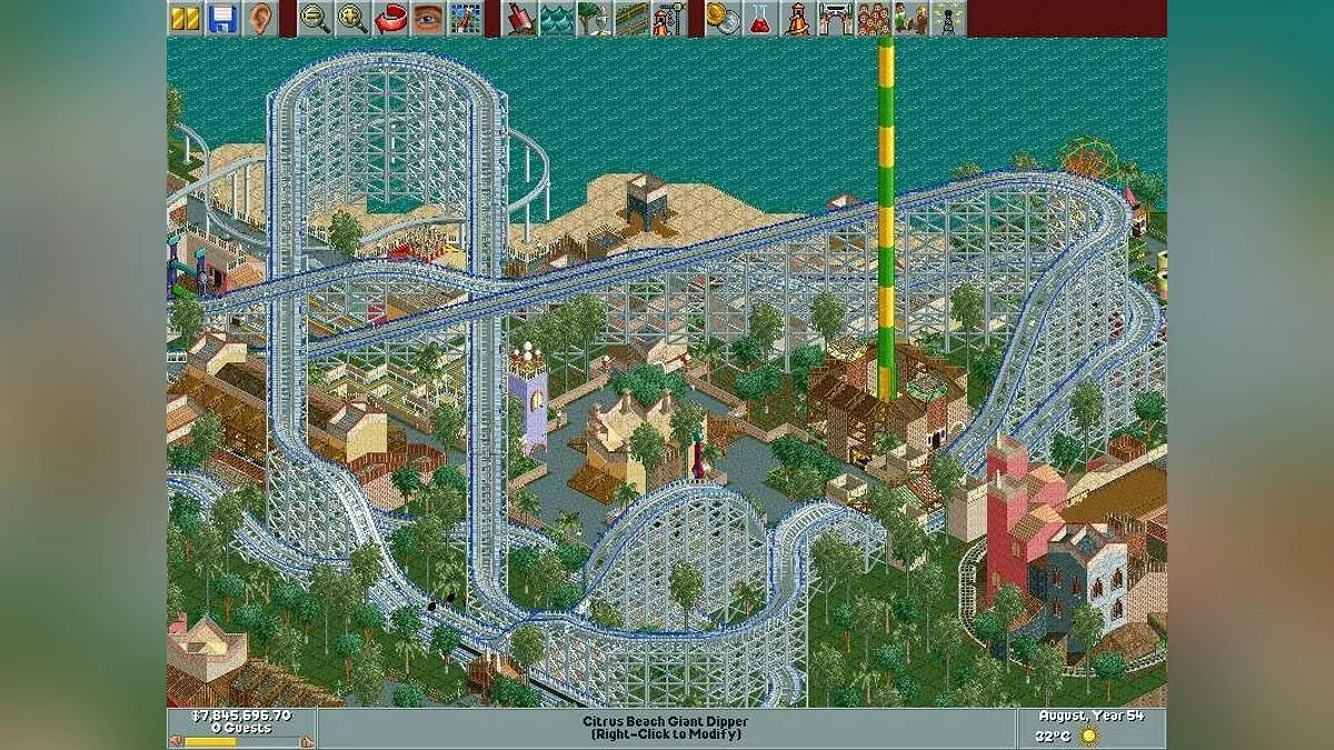 Скриншоты из RollerCoaster Tycoon / Картинка 28