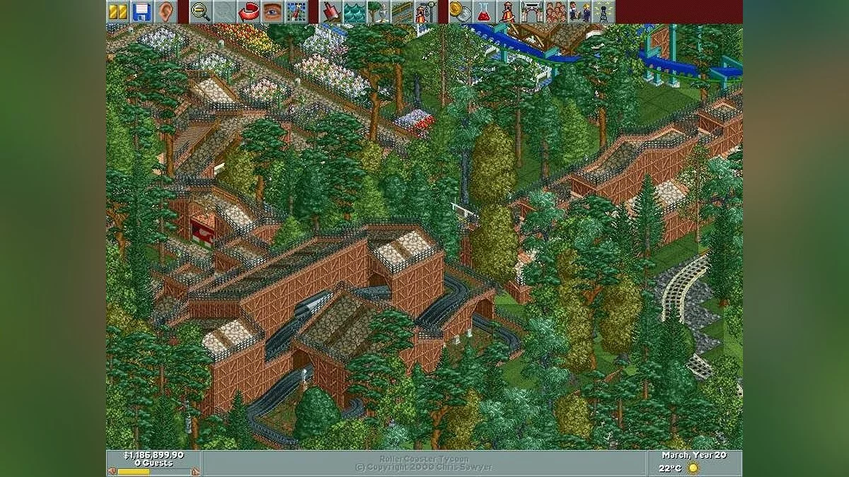 Скриншоты из RollerCoaster Tycoon / Картинка 30