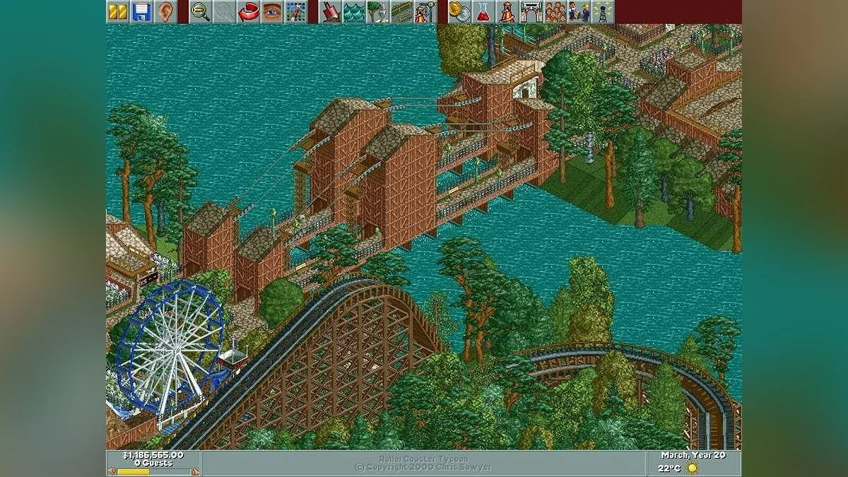 Скриншоты из RollerCoaster Tycoon / Картинка 33