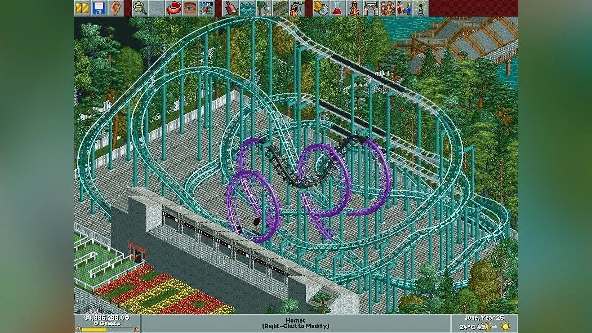 Скриншоты из RollerCoaster Tycoon / Картинка 36