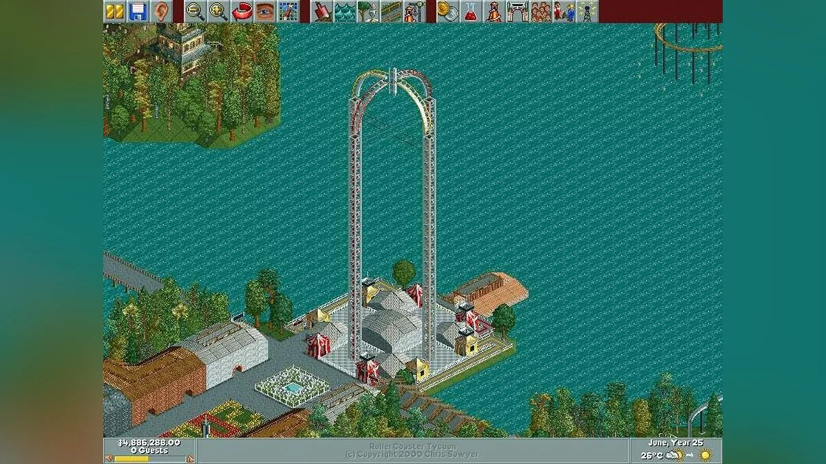 Скриншоты из RollerCoaster Tycoon / Картинка 37